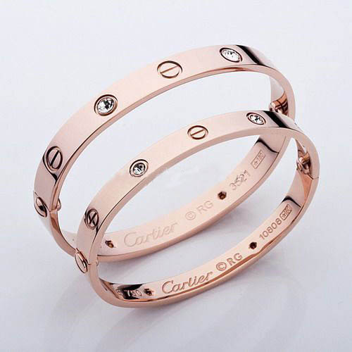 Cartier Couple Bracelet pink gold