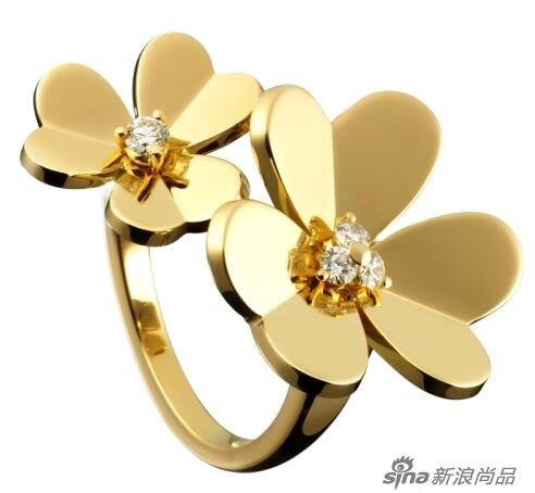 Van-Cleef-Arpels-Frivole-Yellow-Gold-Rings