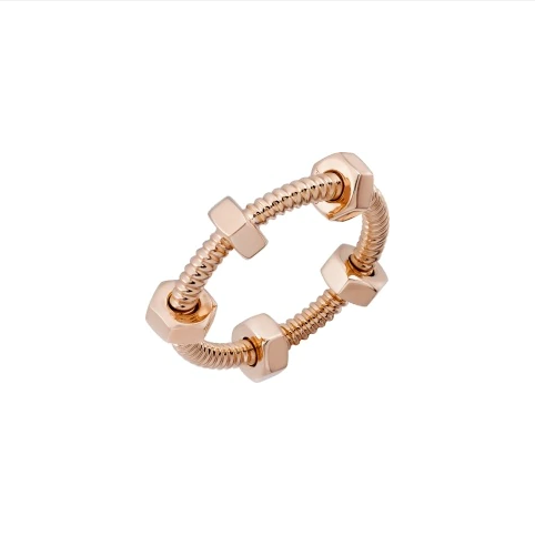 Copy Ecrou de Cartier Ring Pink Gold B4227300