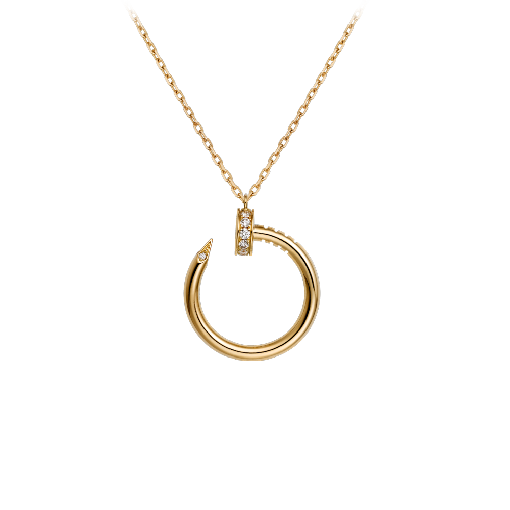 Cartier Juste Un Clou Necklace Yellow Gold, Diamonds B7224512