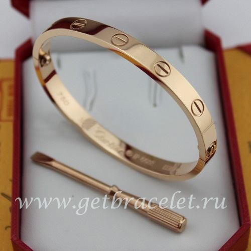 Copy Cartier Love Bracelet Pink Gold B6035616 (New Version - Prevent Screws Fall Out)