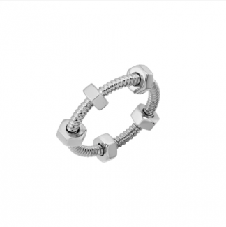 Copy Ecrou de Cartier Ring White Gold B4227400