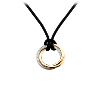 Trinity Pendant, Medium Model 3-Gold, Diamonds B3040900