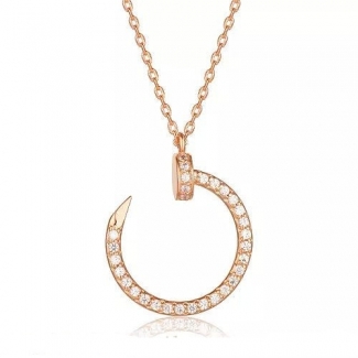 Cartier Juste Un Clou Pendant Pink Gold, Diamonds B3047000