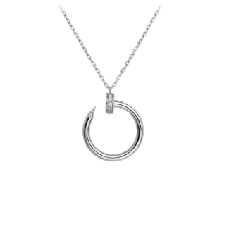 Cartier Juste Un Clou Necklace White Gold, Diamonds B7224514