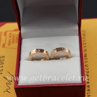 Replica Cartier Love Earrings Pink Gold B8029000