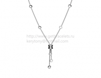 Replica Bvlgari B.zero1 White Gold Pendant Necklace