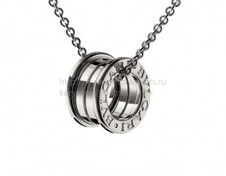 Replica Bvlgari B.zero1 White Gold Pendant with Chain