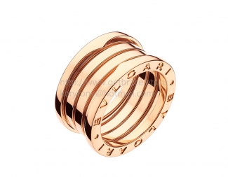 Replica Bvlgari B.zero1 4-Band Rose Gold Ring