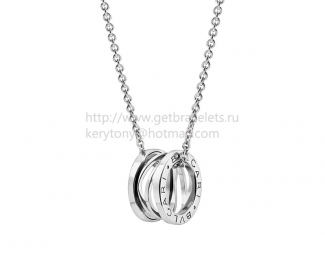 Replica Bvlgari B.zero1 Design Legend Necklace in White Gold