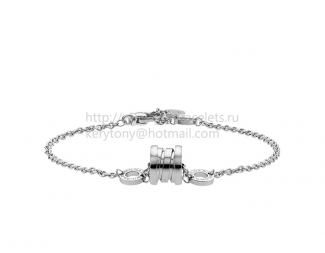 Replica Bvlgari B.zero1 Ssoft Bracelet in White Gold