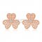 Van Cleef & Arpels Frivole Earrings Pink Gold With Pave Diamond