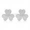 Van Cleef & Arpels Frivole Earrings White Gold With Pave Diamond