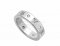 Fake BVLGARI BVLGARI Band Ring in White Gold with 7 Diamonds