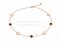 Copy BVLGARI BVLGARI Necklace in Pink Gold with Mother of Pearl and Onyx