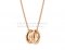 Replica Bvlgari B.zero1 Design Legend Necklace in Rose Gold