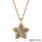 Cheap Van Cleef & Arpels Alhambra Maple Leaf Pendant In Pink Gold