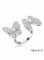 Van Cleef Arpels Two Butterfly Between The Finger Ring White Gold Diamonds