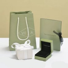 Original Van Cleef & Arpels Ring and Earrings Box (Complete set of price)