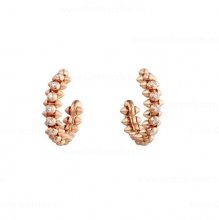 Copy Clash de Cartier Earring Pink Gold With Diamonds N8515173