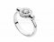 Cheap BVLGARI BVLGARI Flip White Gold Ring with Diamond