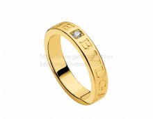 Copy BVLGARI BVLGARI Yellow Gold and Diamond Ring