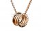 Replica Bvlgari B.zero1 Rose Gold Pendant with Chain