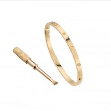 Copy Cartier Love Bracelet SM with 6 Diamonds Yellow Gold B6047217 1:1 Version