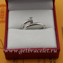 Replica Cartier Juste Un Clou Ring White Gold Diamonds B4092700