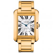 Cartier Tank Anglaise extra large replica watch for men W5310018 18K yellow gold