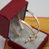 Fake Cartier Love Earrings Pink Gold