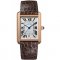 Cartier Tank Solo extra large mens watch W5200026 18K yellow gold brown leather strap