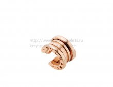 Replica Bvlgari B.zero1 Single Lobe Earring in Rose Gold