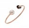 Copy Cartier Amulette de Cartier Bracelet Pink Gold Onyx White Mother-of Pearl Diamond