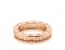 Replica Bvlgari B.zero1 1-Band Rose Gold Ring with Pave Diamonds