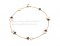 Replica Bvlgari Divas' Dream Necklace in Rose Gold with Mother of Pearl and Black Onyx