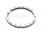 Replica Bvlgari B.zero1 Bangle Bracelet in White Gold with Black Cermet