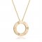 Cartier Love Pendant Necklace In Yellow Gold With 3 Diamonds