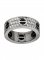 Replica Cartier Love Ring 18K White Gold Black Ceramic Paved Diamonds B4207600