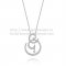 Van Cleef Arpels Oiseaux de Paradis Volutes Necklace White Gold With Pave Diamonds