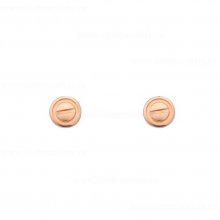 Copy Carteri Love Screw Motifs Earring Pink Gold B8301254