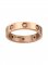 Replica Cartier Love Ring 18K Pink Gold Ring With 8 Diamonds B4050800