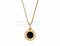 Fake BVLGARI BVLGARI necklace Yellow Gold Chain with Onyx