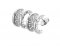 Replica Bvlgari B.zero1 White Gold and Pave Diamond Earrings