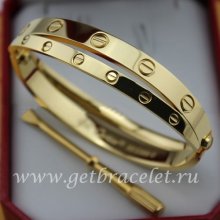 Replica Cartier Love Yellow Gold Bracelet (Combo Style)