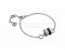 Replica BVLGARI Save The Childrens Bracelet Silver and Black Ceramic