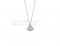 Replica Bvlgari Divas' Dream Necklace in White Gold with Pave Diamonds