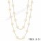 Fake Van Cleef & Arpels Vintage Alhambra Necklace In Yellow Gold With Mother-Of-Pearl