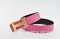 Hermes Reversible Belt Pink/Black Classics H Togo Calfskin With 18k Gold With Logo Buckle