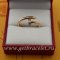 Imitation Cartier Juste Un Clou Ring Pink Gold Diamonds B4094800